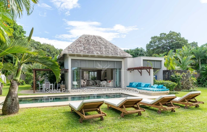 Exquisite Semi-Detached Villa with Golf Course Views for Sale in Anahita Beau Champ