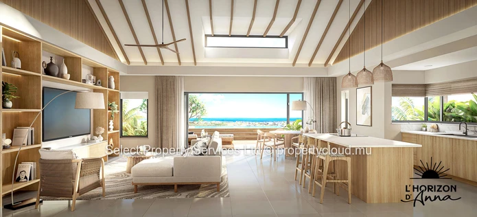 Nouveau projet R+2 - Appartement de 3 chambres à vendre à L'Horizon d'Anna - Résidence privée - Flic en Flac