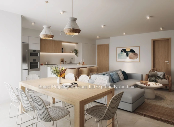 Appartement (R+2) de 3 chambres à Vendre à Tamarin
