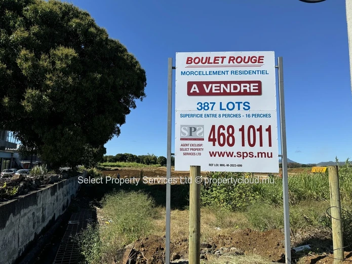 Nouveau Morcellement - Terrains en Vente - Boulet Rouge - Centre de Flacq